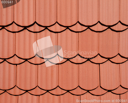 Image of Red roof texture