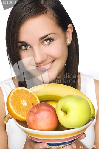 Image of Woman with fruit 