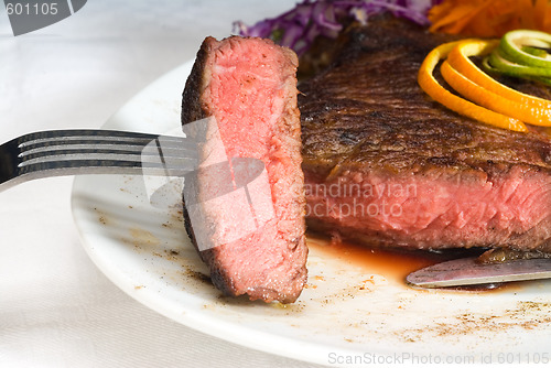 Image of beef ribeye steak