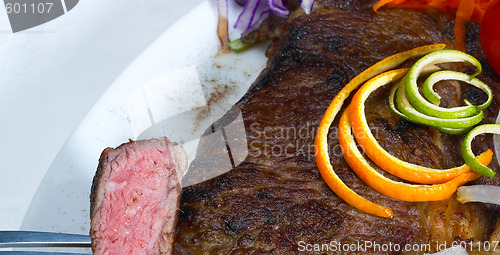 Image of beef ribeye steak