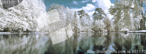 Image of Infrared panoramic  landscape