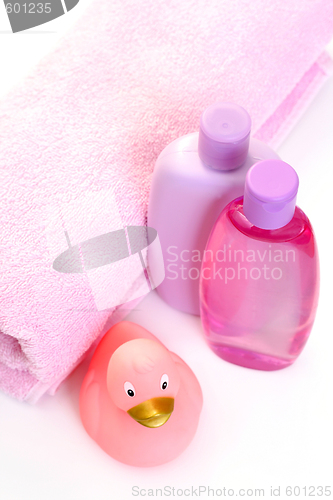 Image of baby bath accessories