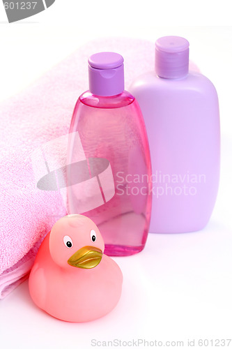 Image of baby bath accessories