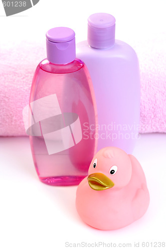 Image of baby bath accessories