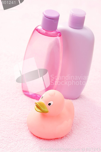 Image of baby bath accessories