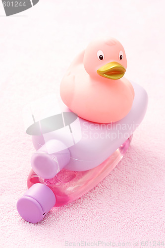 Image of baby bath accessories
