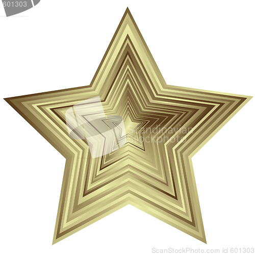 Image of Silvery christmas star