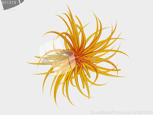 Image of gold tentacles