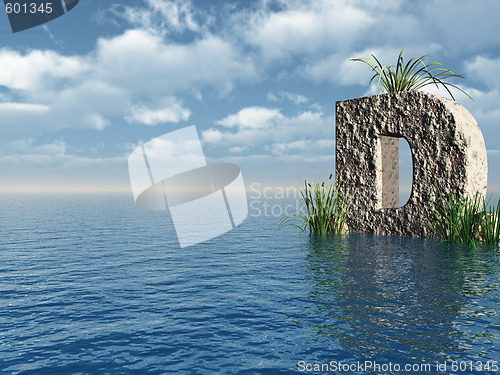 Image of letter D