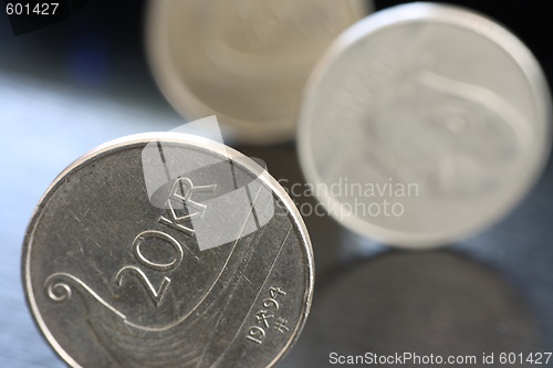 Image of norwegian 20 kr coins