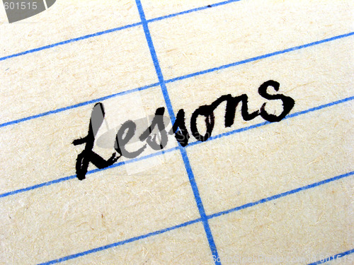 Image of lessons