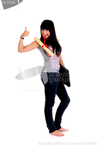 Image of Teenager schoolgirl