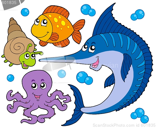 Image of Aquatic animals collection 3