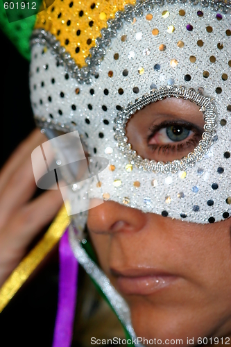 Image of Woman with mask