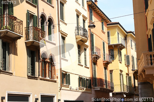 Image of facade in Verona, Italy