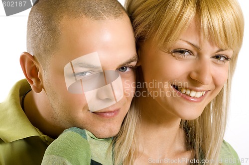 Image of young couple having fun