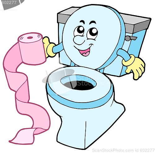 Image of Cartoon toilet