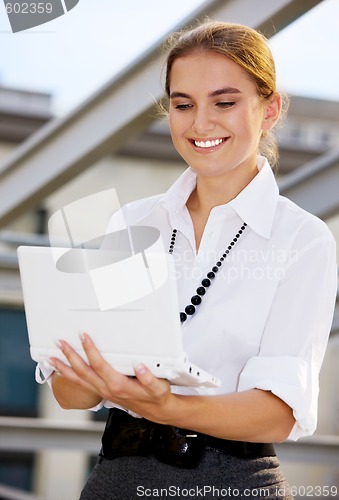Image of woman with laptop