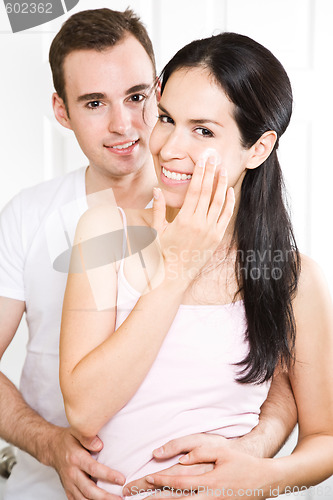 Image of Couple in the bathroom