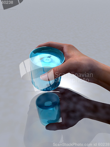 Image of Hand And Glass