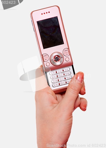 Image of Pink cell phone