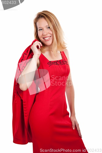 Image of Formal red dress