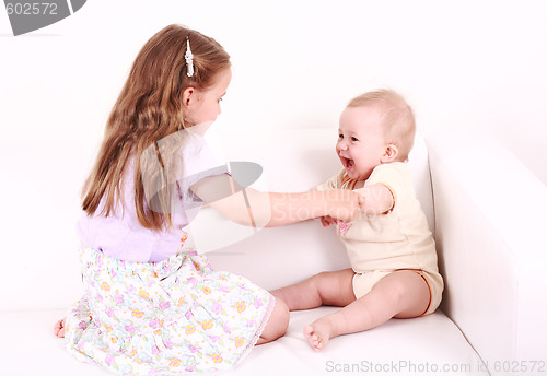 Image of Adorable kids playing
