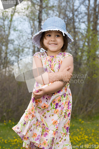 Image of Child Outside Wearing Summer Dress