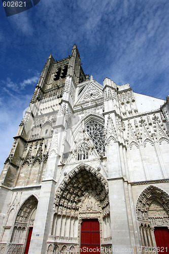 Image of Auxerre Gothic cathedral