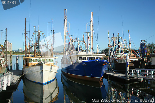 Image of Fishing Boats At Dock