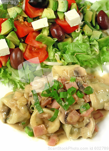 Image of Tortellini With Carbonara Sauce
