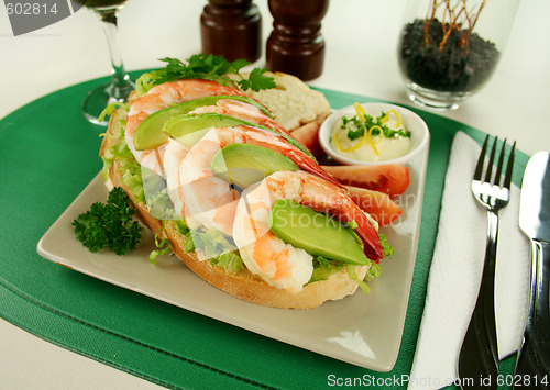 Image of Shrimp And Avocado Sandwich