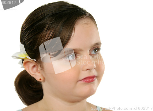 Image of Little Girl Semi Profile