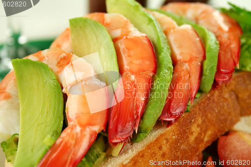 Image of Shrimp And Avocado Sandwich