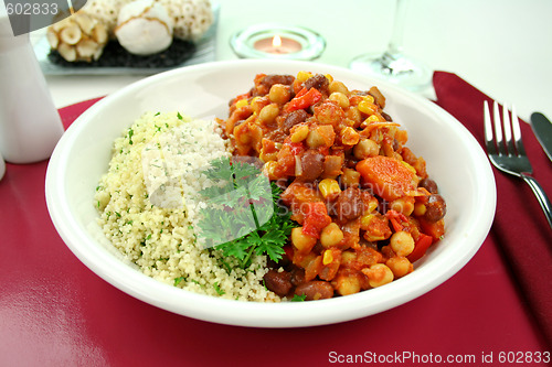 Image of Vegetable And Lentil Hotpot With Couscous