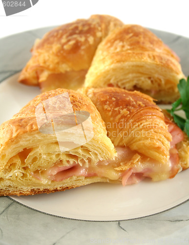 Image of Melted Cheese And Ham Croissant