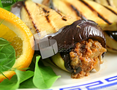 Image of Aubergine Beef Roll