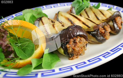 Image of Aubergine And Beef Rolls