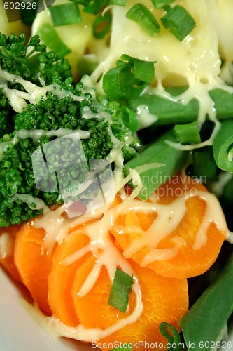 Image of Carrot, Broccoli And Beans With Cheese