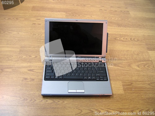 Image of Notebook on floor