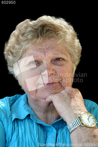 Image of Contented Senior Lady