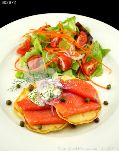Image of Smoked Trout On Fritters