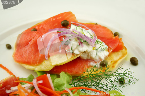 Image of Smoked Trout On Fritters