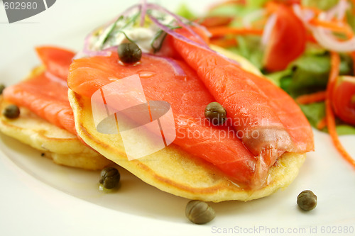 Image of Smoked Trout On Fritters