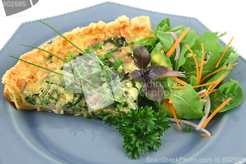 Image of Spinach And Bacon Quiche