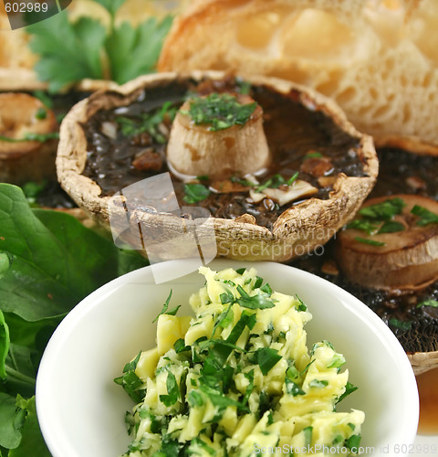 Image of Mushrooms And Herbed Butter