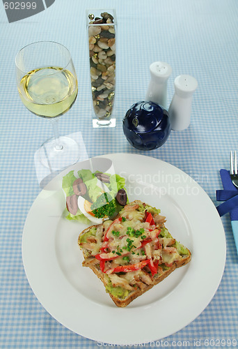 Image of Chicken Open Grill Sandwich