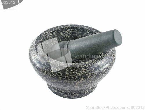 Image of Marble Mortar And Pestle