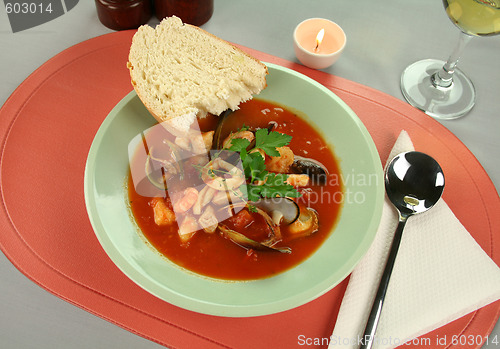 Image of Mediterranean Seafood Soup