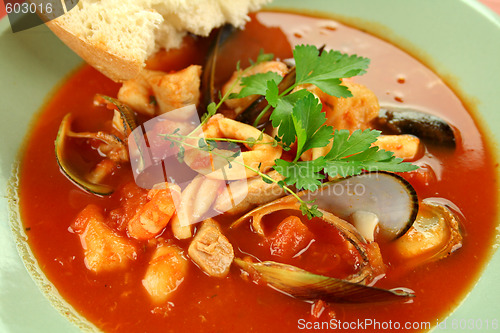 Image of Mediterranean Seafood Soup